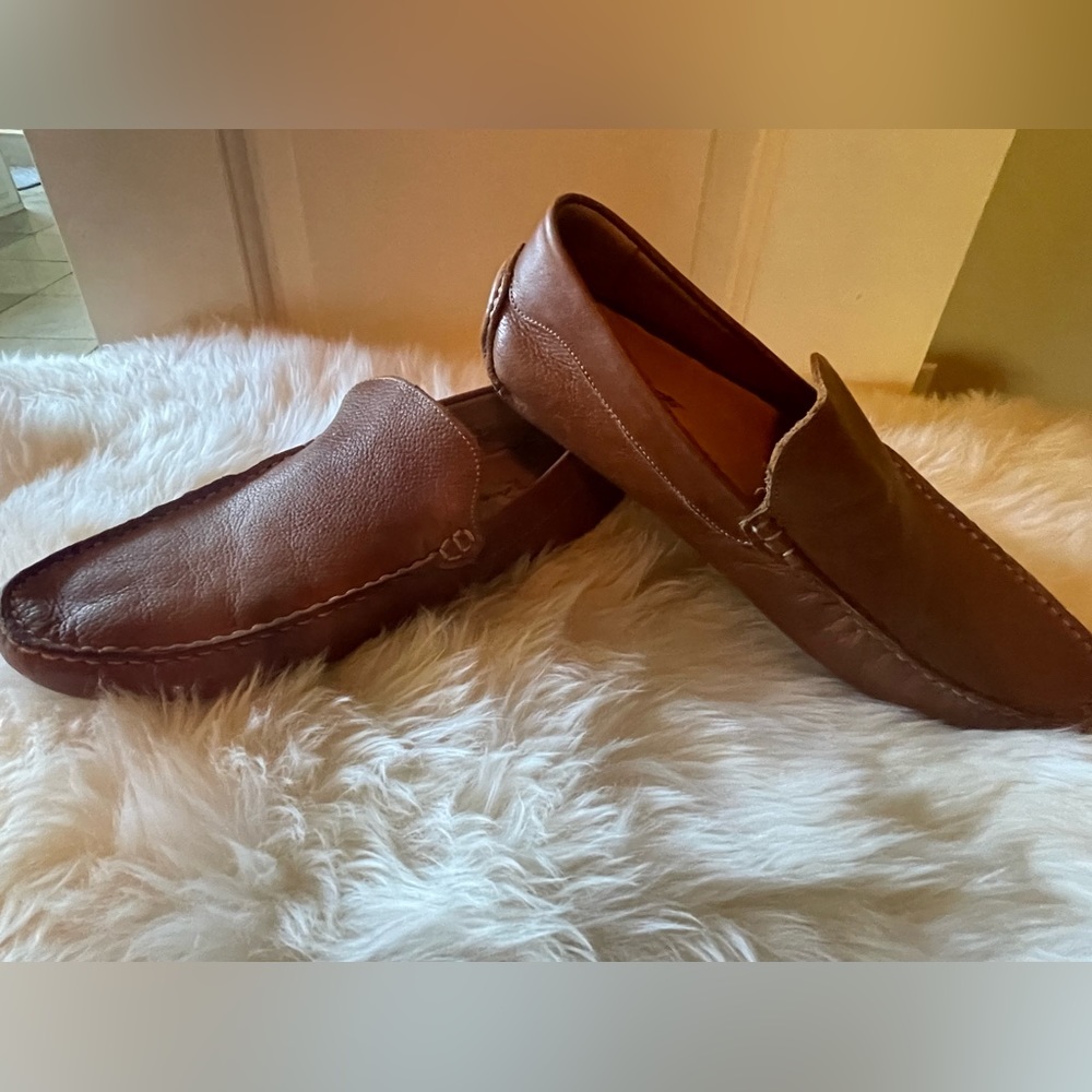 Massimo Matteo Men’s Driving Loafers 11.5 Chestnut